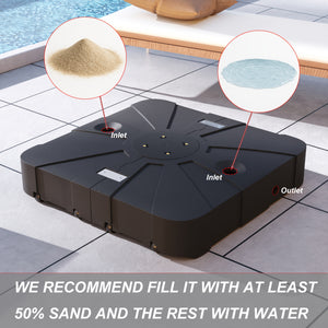 Umbrella Wheels Base - Terraliving Heavy-Duty Outdoor Stand