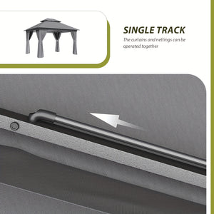 TerraLiving  Double-Vented Roof Gazebo