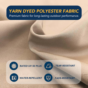 Terraliving Cantilever Umbrella - Integrated LED, Fibreglass Ribs, Aluminium Pole (Powder-Coated)