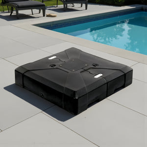 Umbrella Base, 115–200 kg Heavy-Duty Refillable HDPE Stand for Patio, Garden and Poolside Stability