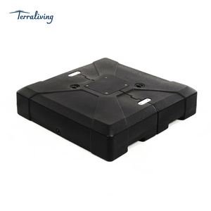 Umbrella Base, 115–200 kg Heavy-Duty Refillable HDPE Stand for Patio, Garden and Poolside Stability